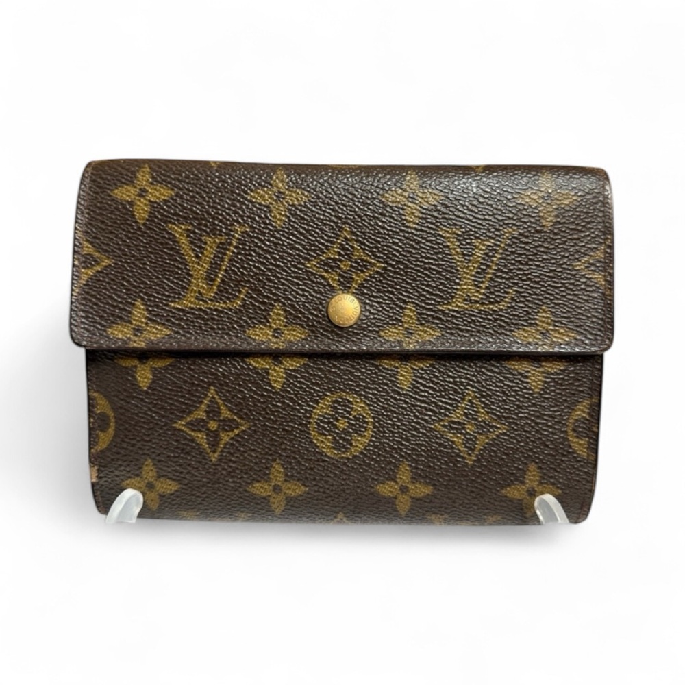 Louis Vuitton Monogram Trifold Wallet – project / Restoration-ready